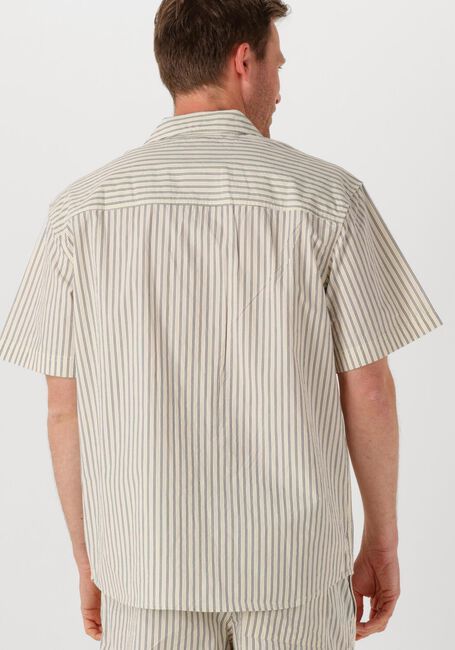 Beige CALVIN KLEIN Klassiek overhemd COTTON POPLIN S/S SHIRT - large