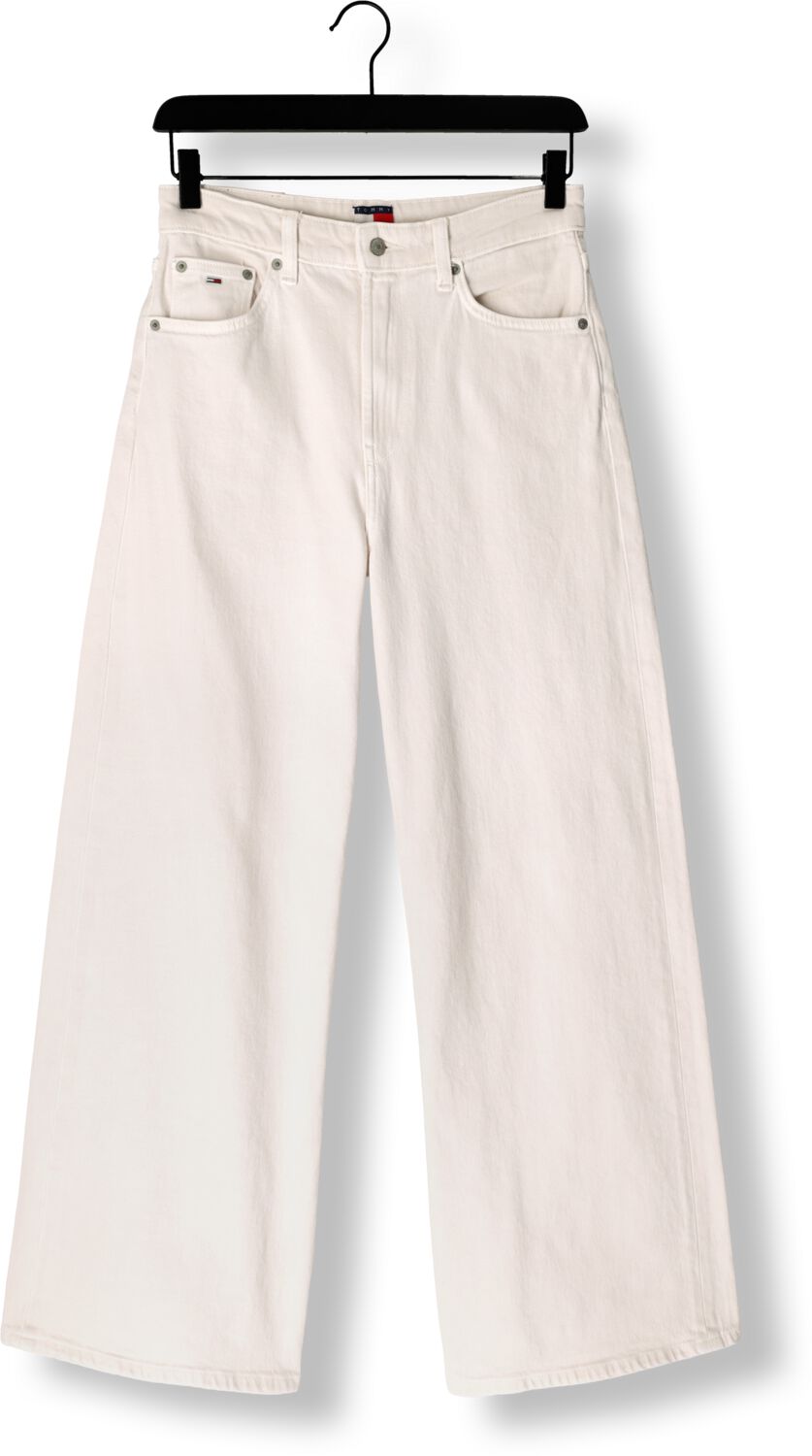 TOMMY JEANS Dames Jeans Tjw Ecru Wide Leg Beige