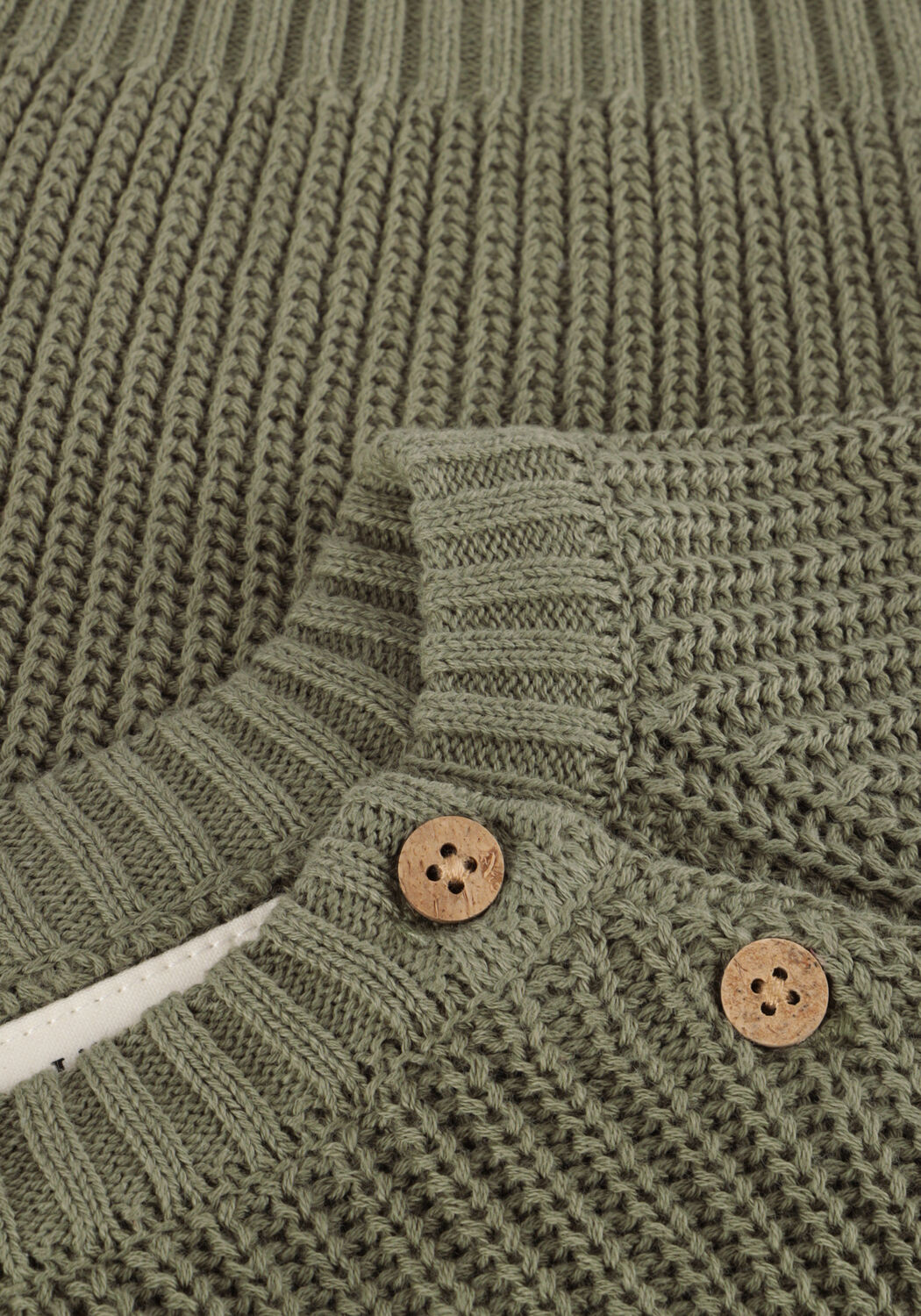 Groene LIL' ATELIER Trui NBMEMLEN EMB LS KNIT LIL - large