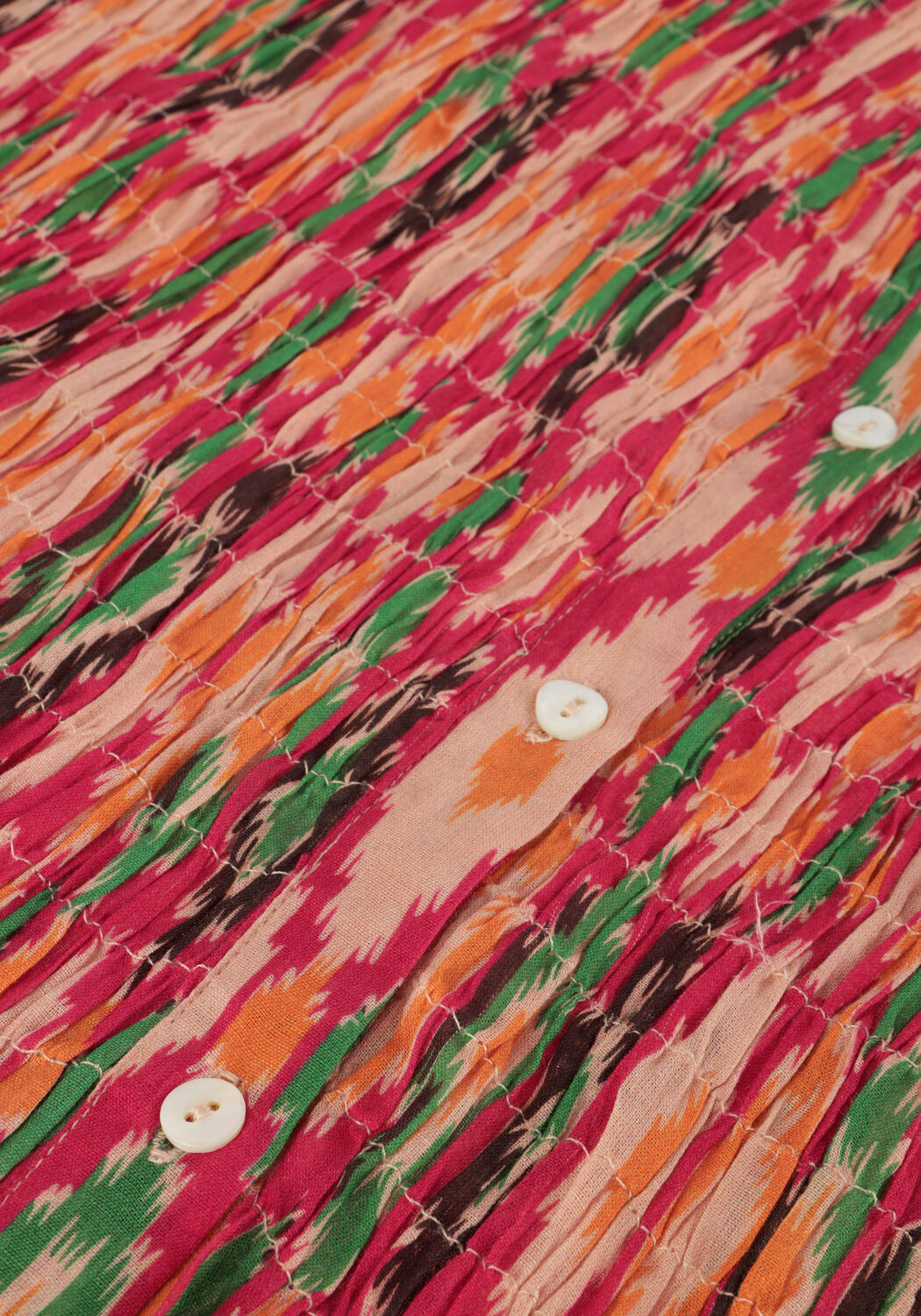 Multi BY-BAR Midi jurk LOULOU SUMMER IKAT DRESS - large