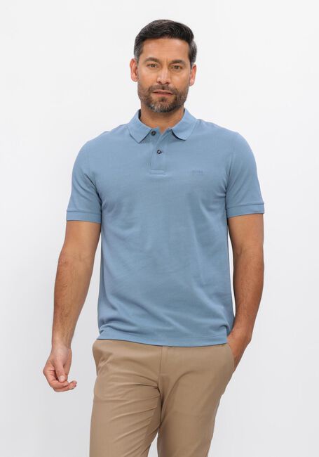 Blauwe BOSS BLACK Polo PALLAS - large