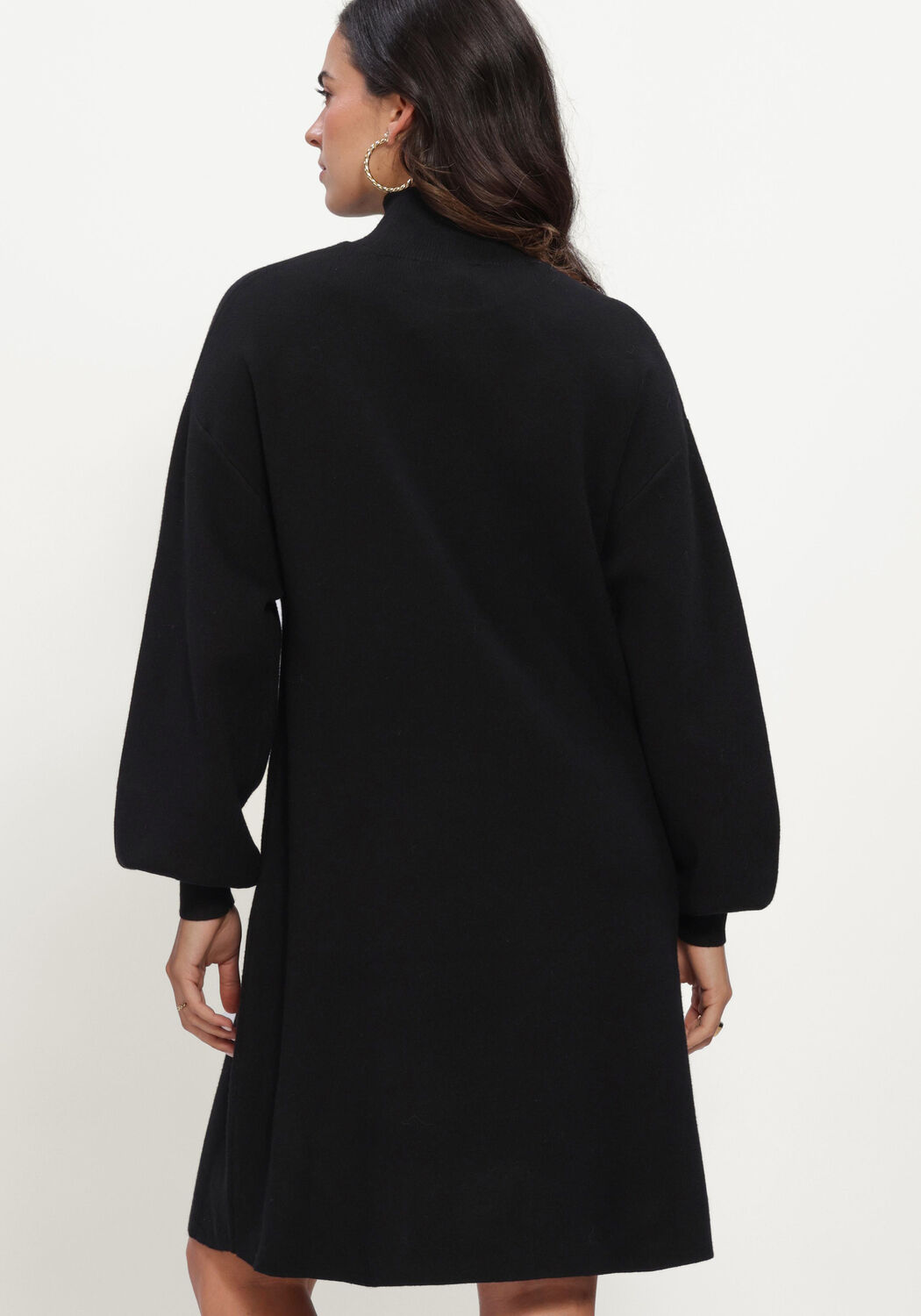 Zwarte MSCH COPENHAGEN Midi jurk MSCHMERCY EAST M DRESS - large