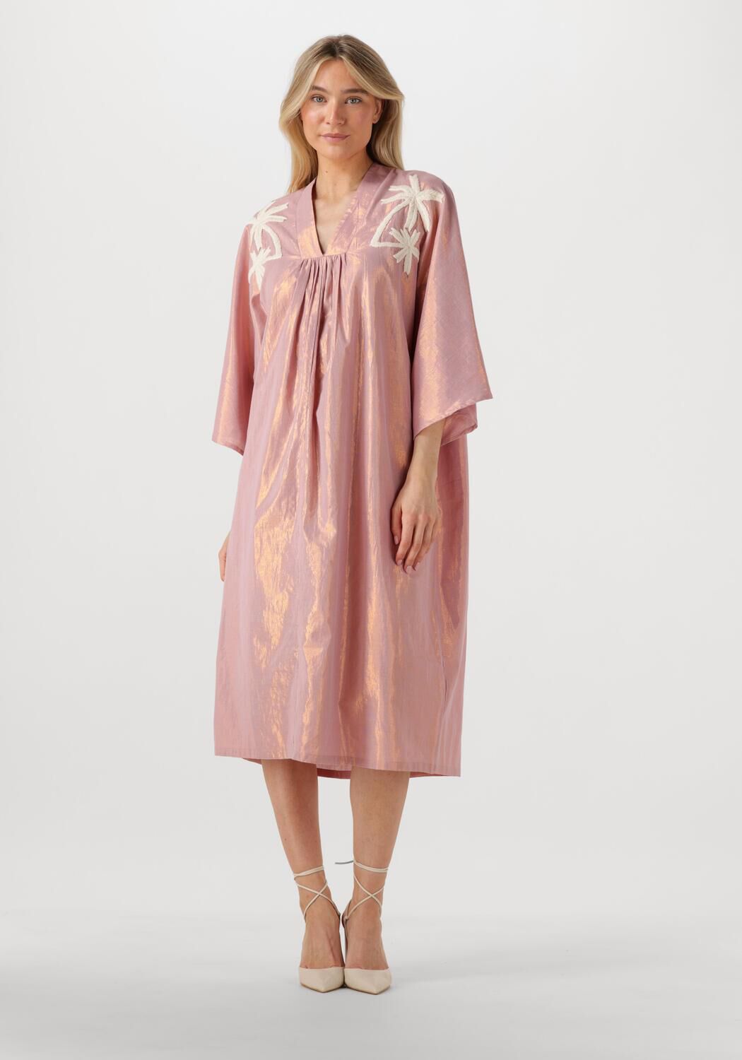 LOUIZON Dames Jurken Badmington Metallic