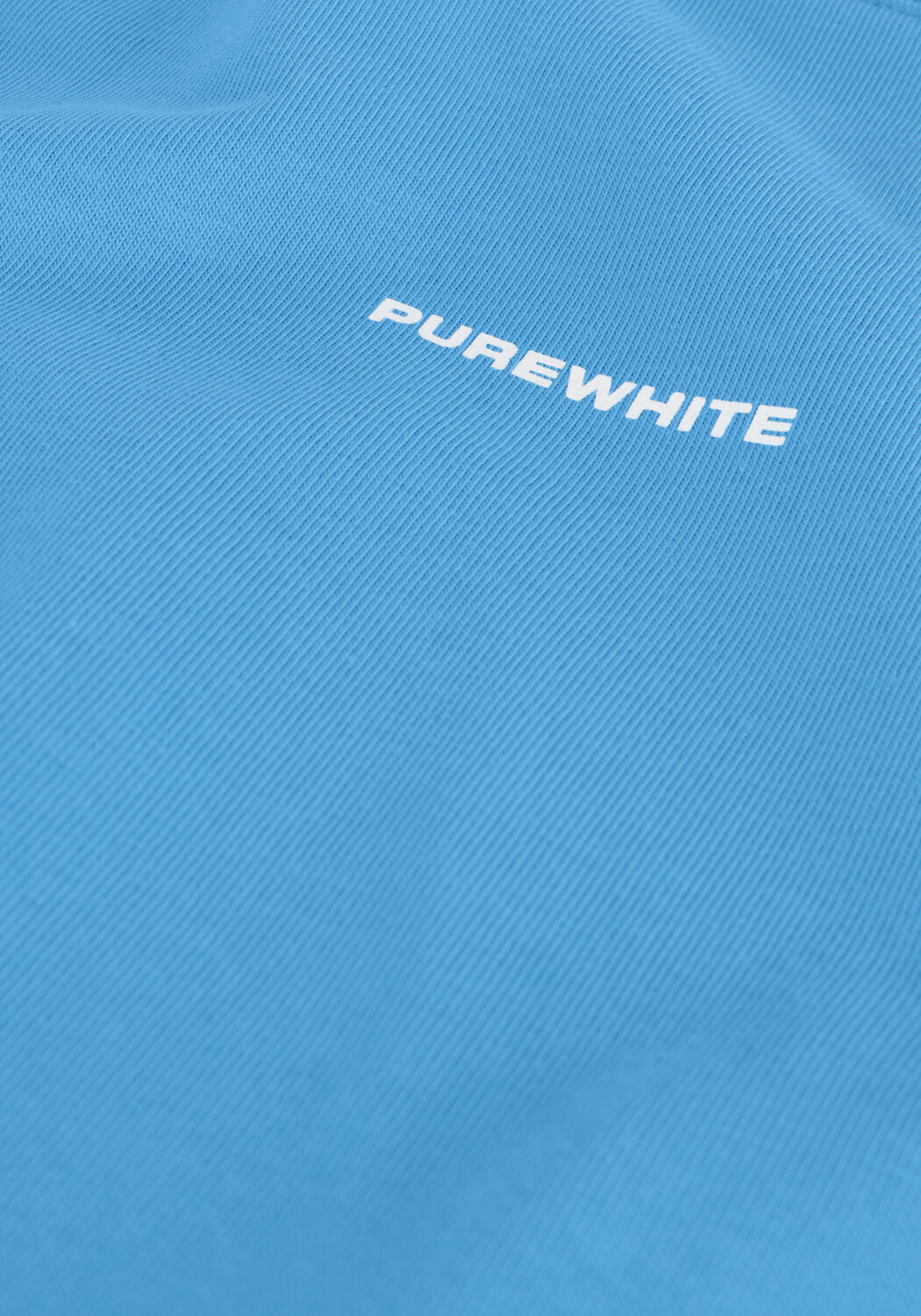 Blauwe PUREWHITE T-shirt PURE LOGO TEE - large
