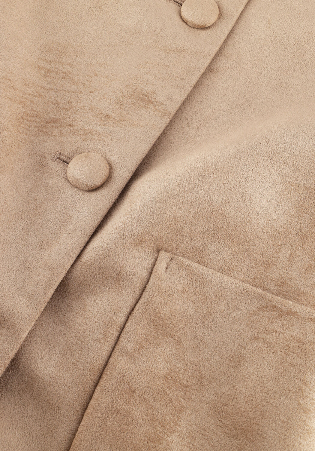 Camel NEO NOIR Jack EDITTA FAUX SUEDE JACKET - large