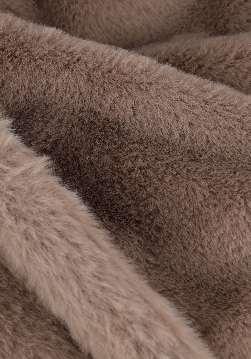Taupe NOTRE-V Faux fur jas FUR LONG COAT - large