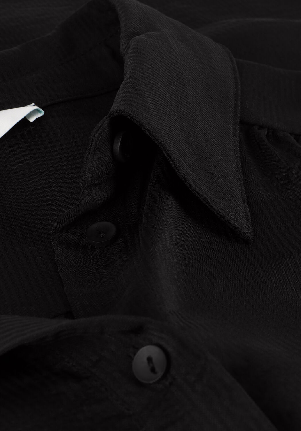 Zwarte BY-BAR Blouses TIBBE SATIN STRIPE BLOUSE - large