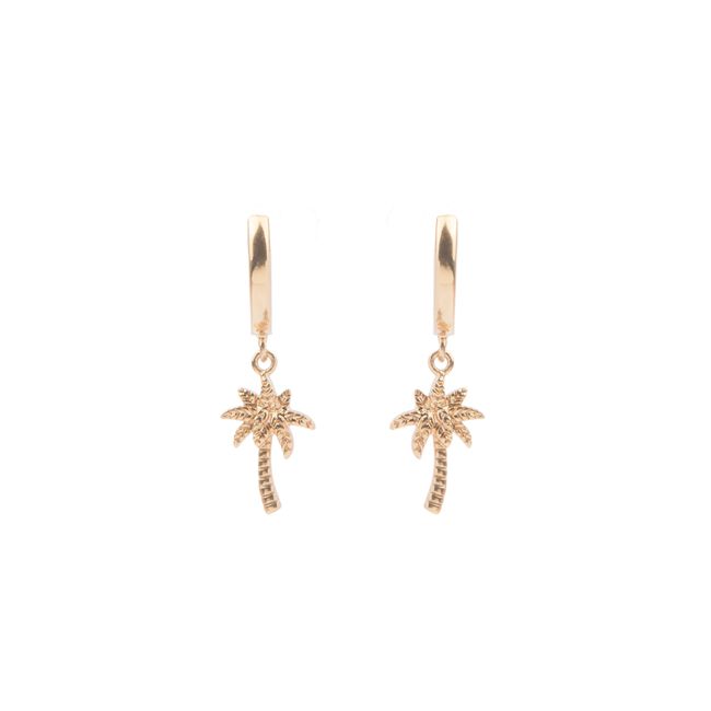 Gouden ATLITW STUDIO Oorbellen SOUVENIR EARRINGS PALM TREE Gouden ATLITW STUDIO Oorbellen SOUVENIR EARRINGS PALM TREE - large