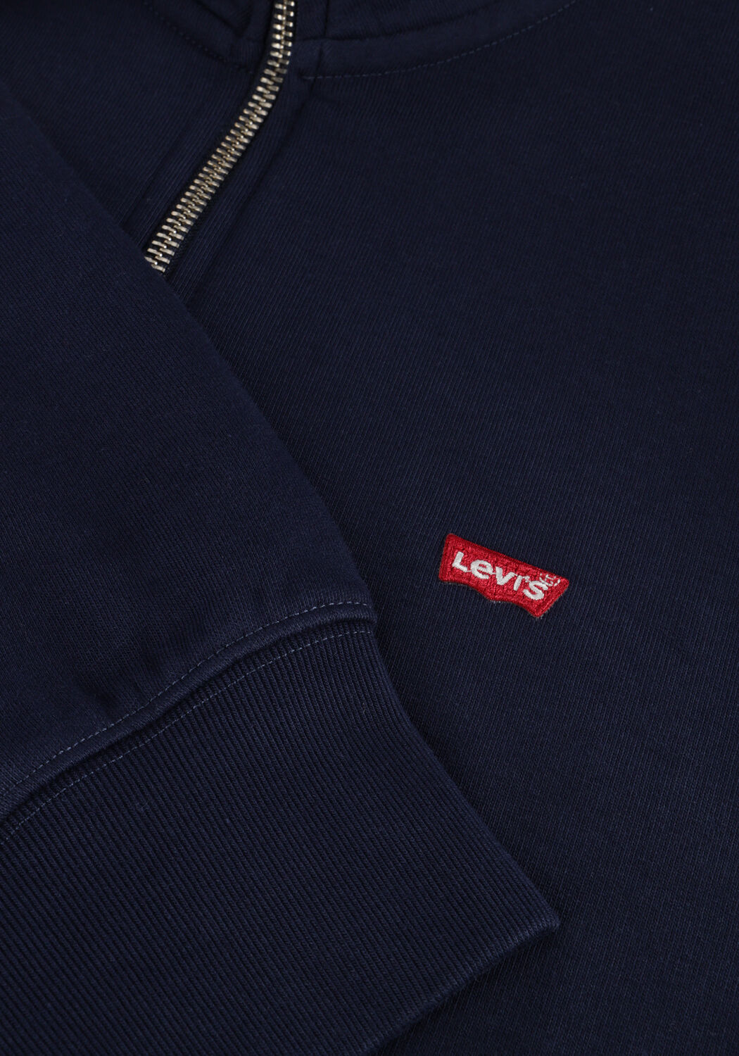 Donkerblauwe LEVI'S Trui ORIGINAL HM 1/4 ZIP - large