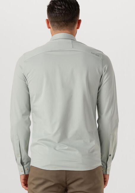 Lichtgrijze CAST IRON Klassiek overhemd CF TECH TWILL JERSEY - large