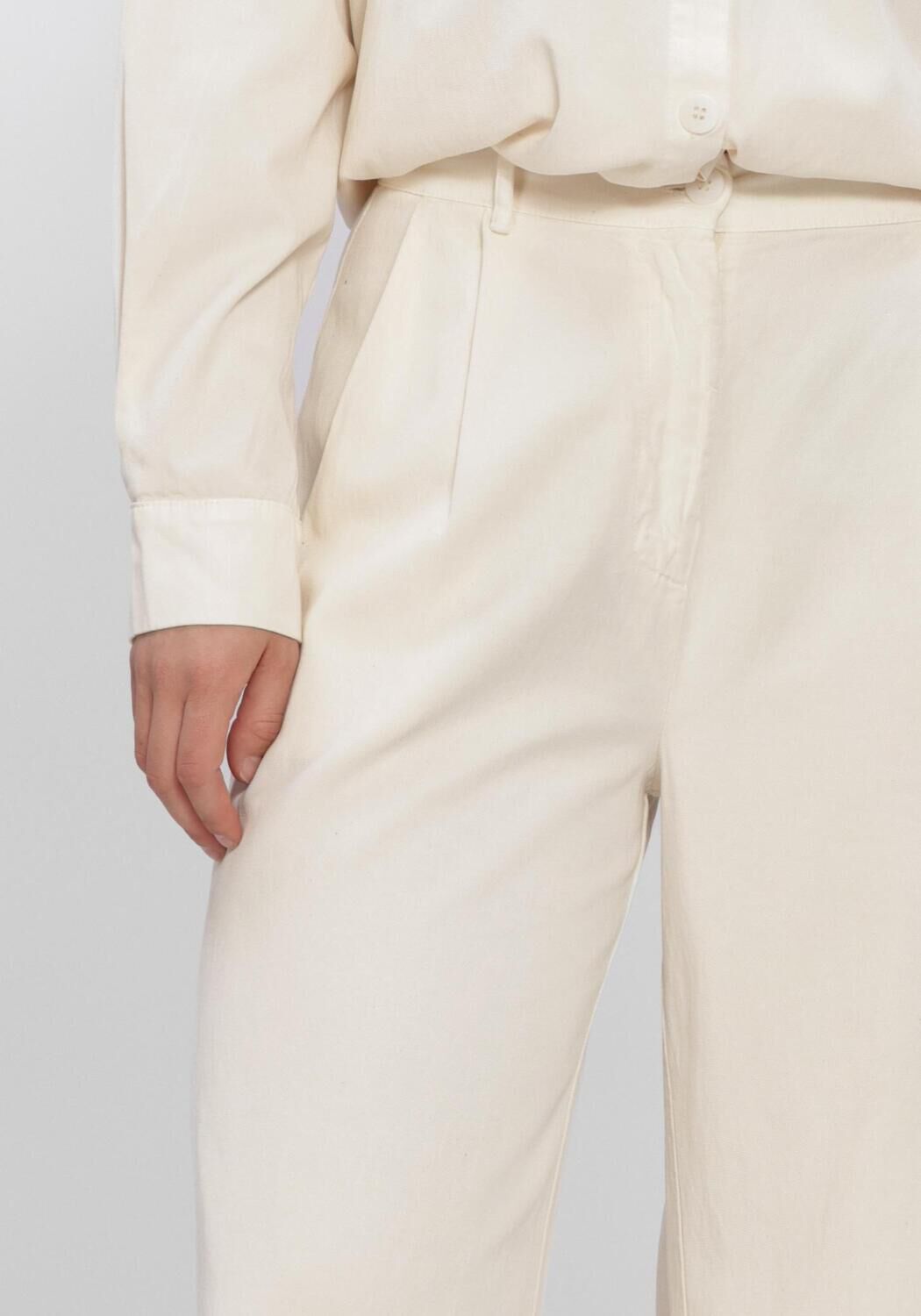 Ecru SIMPLE Lange broeken TROUSER - large