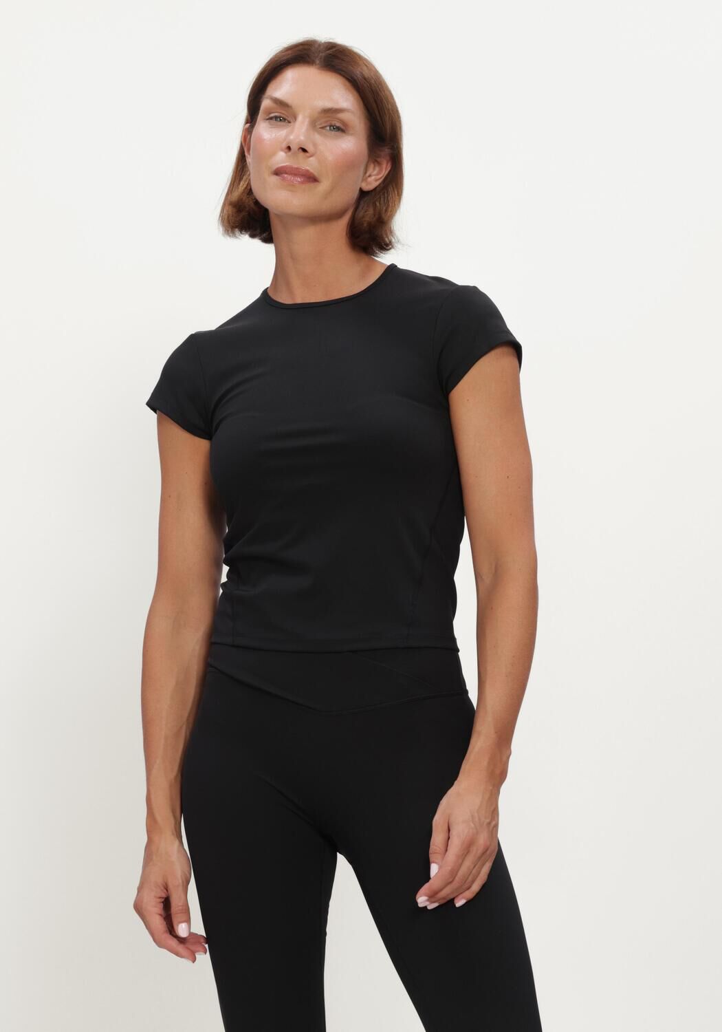 Zwarte NEO NOIR Top ETTIA BABY TEE - large