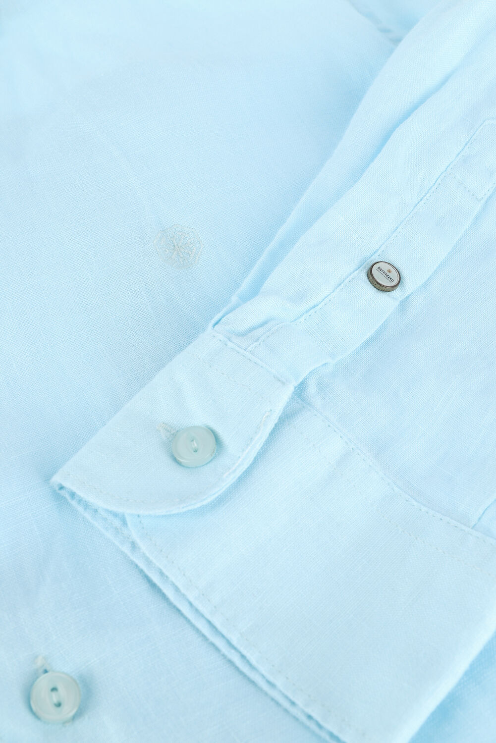 Blauwe DSTREZZED Casual overhemd JAGGER SHIRT LINEN - large