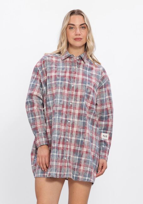 Multi ALIX THE LABEL Jurken LADIES WOVEN CHECKED DRESS - large