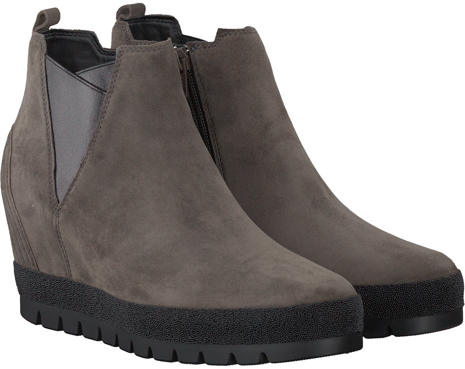 gabor boots taupe