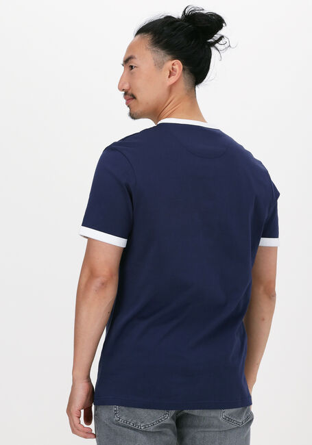Blauwe LYLE & SCOTT T-shirt RINGER T-SHIRT - large