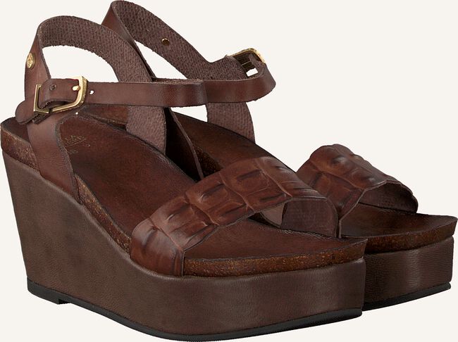 Bruine FRED DE LA BRETONIERE Platte sandalen 170010073 Bruine FRED DE LA BRETONIERE Platte sandalen 170010073 - large