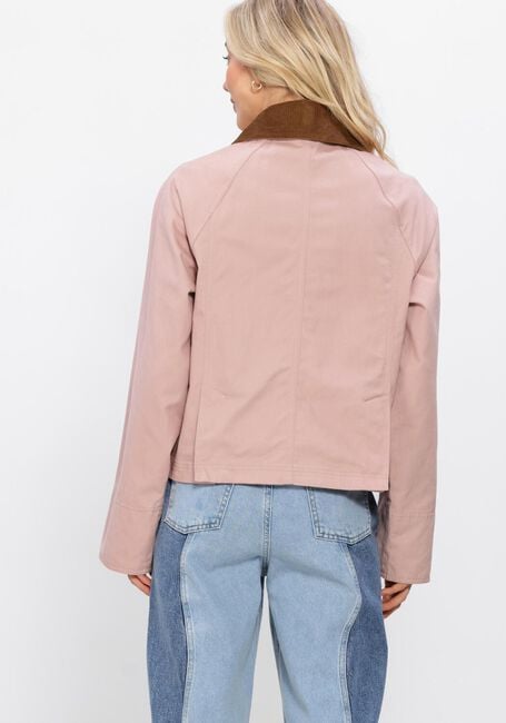 Roze BARBOUR Jassen CROPPED BEADNELL CASUAL JACKET - large