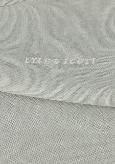 Grijze LYLE & SCOTT Trui SCRIPT EMBROIDERED SWEATSHIRT - large