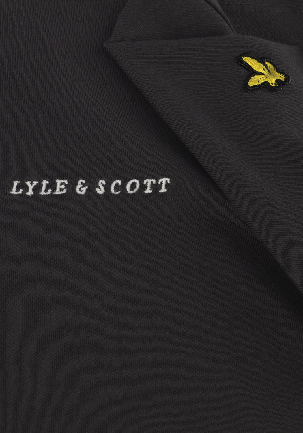 LYLE & SCOTT Jongens Polo's & T-shirts Script Embroidered T-shrit Antraciet
