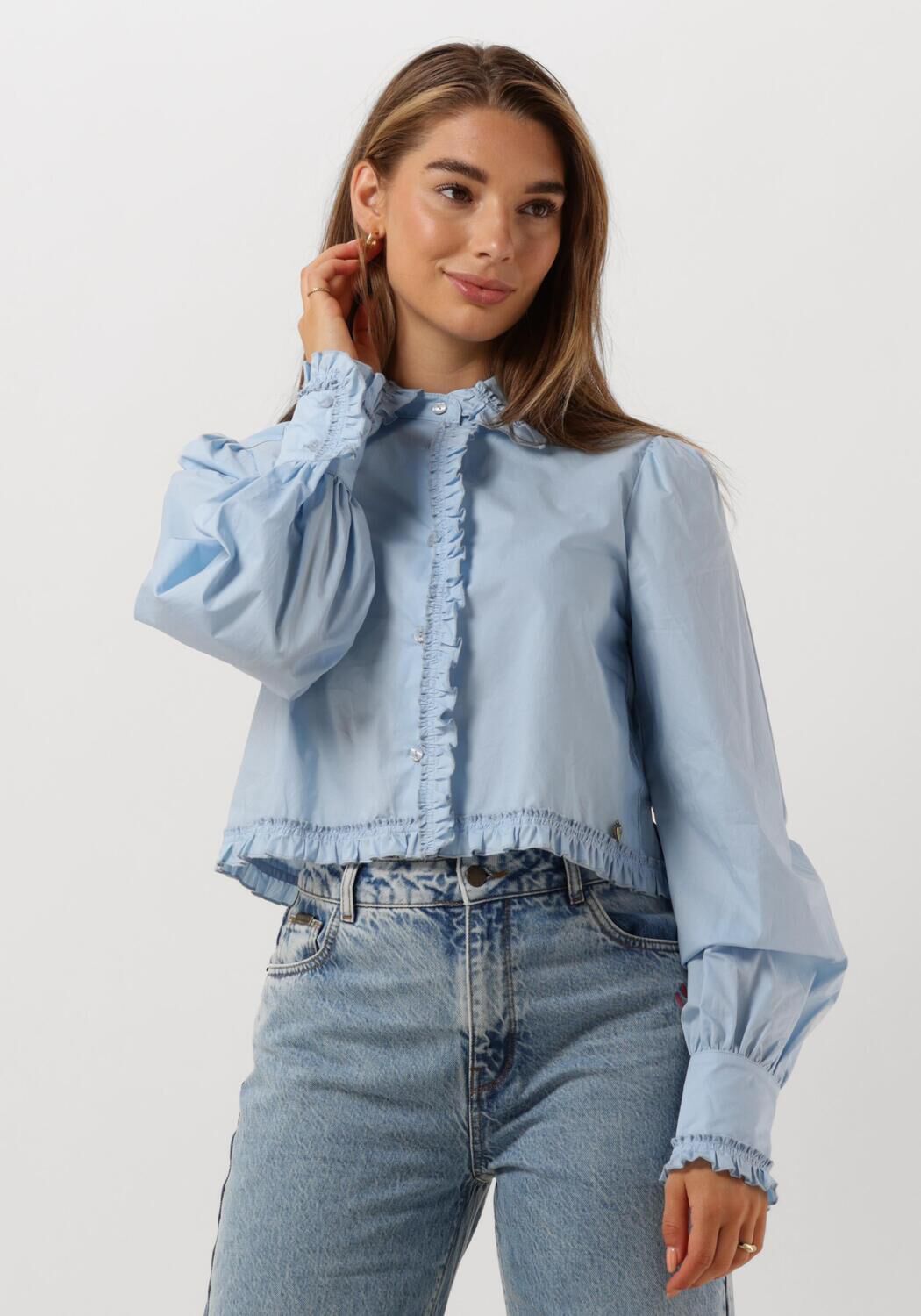 Harper & Yve Blauwe Ellie-ls Blouse Blue Dames