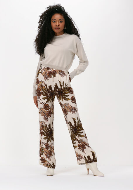 Zand KNIT-TED Wijde broek JUSTINE - large