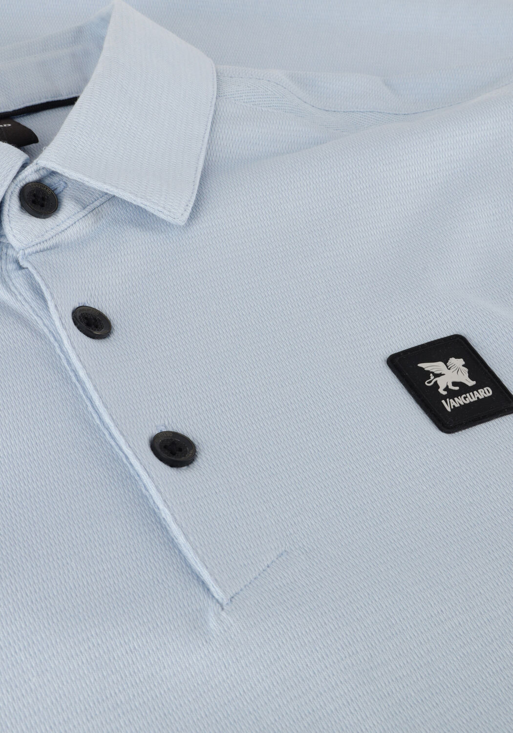 Blauwe VANGUARD Polo SHORT SLEEVE POLO RASCHEL INTERLOCK - large
