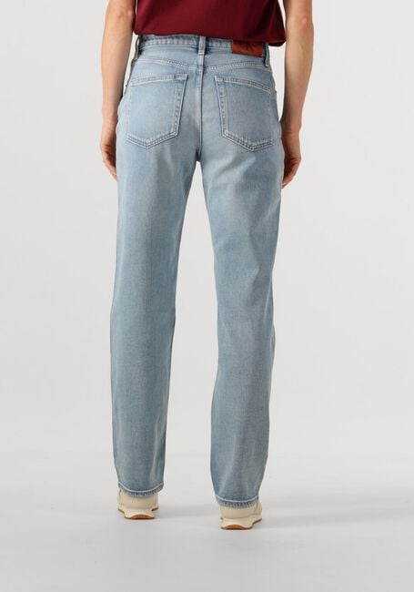 Lichtblauwe CALVIN KLEIN Wide jeans HIGH RISE STRAIGHT LT CAPE - large