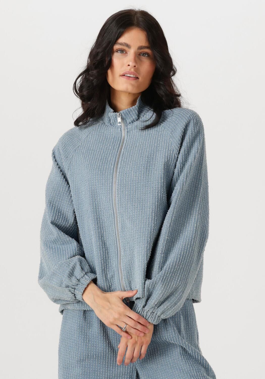 ANOTHER LABEL Dames Jassen Sare Denim Jacket Lichtblauw