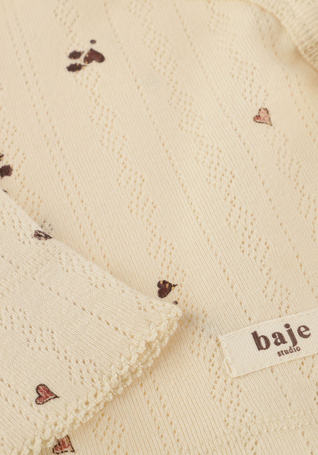 Gebroken wit BAJE STUDIO T-shirt ZOA - large