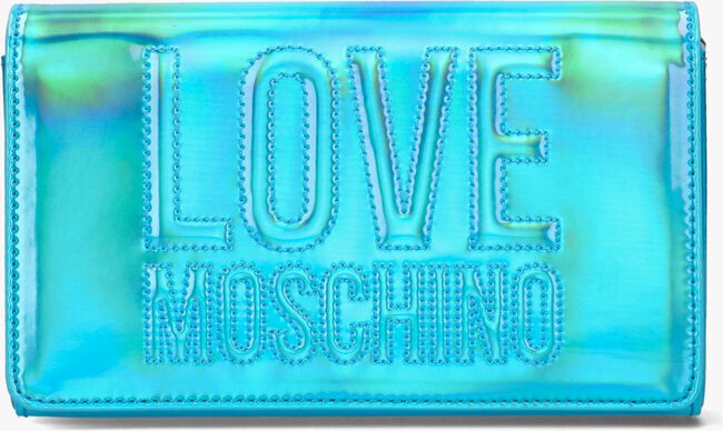 Blauwe LOVE MOSCHINO Schoudertas EVENING LOGO EMBOS 4062 - large