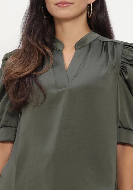 Groene NEO NOIR Blouses ROELLA HEAVY SATEEN BLOUSE - large