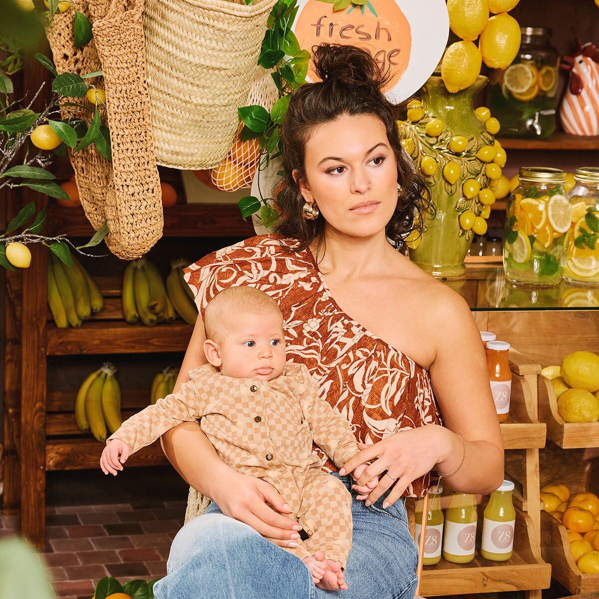 Z8 Baby Rompers Nicollo Camel