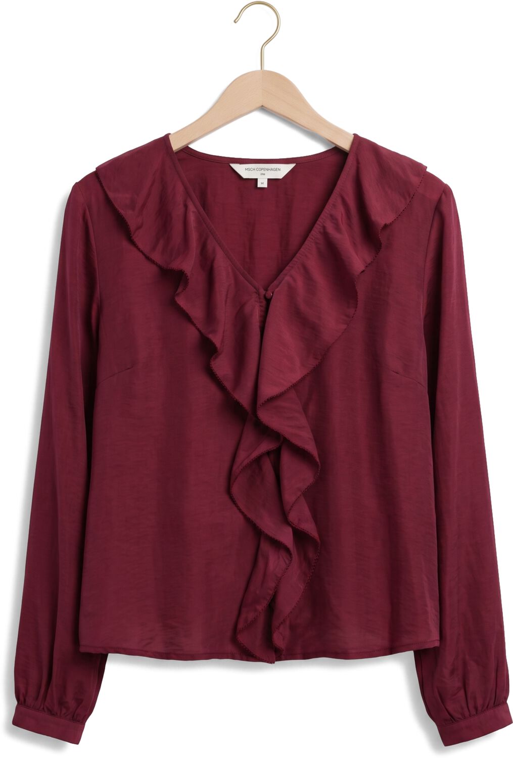 MSCH COPENHAGEN Dames Blouses Mschisra Shirt Bordeaux