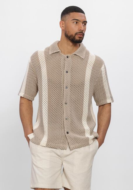 Beige PROFUOMO Polo POLO SS BUTTON TH - large