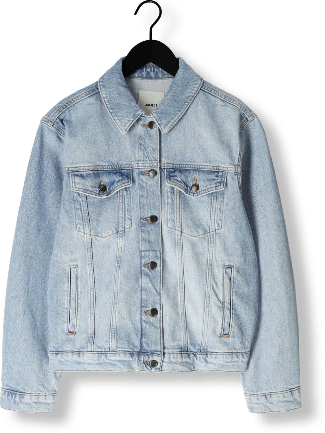 OBJECT Dames Jassen Objellen Re Denim Jacket Lichtblauw