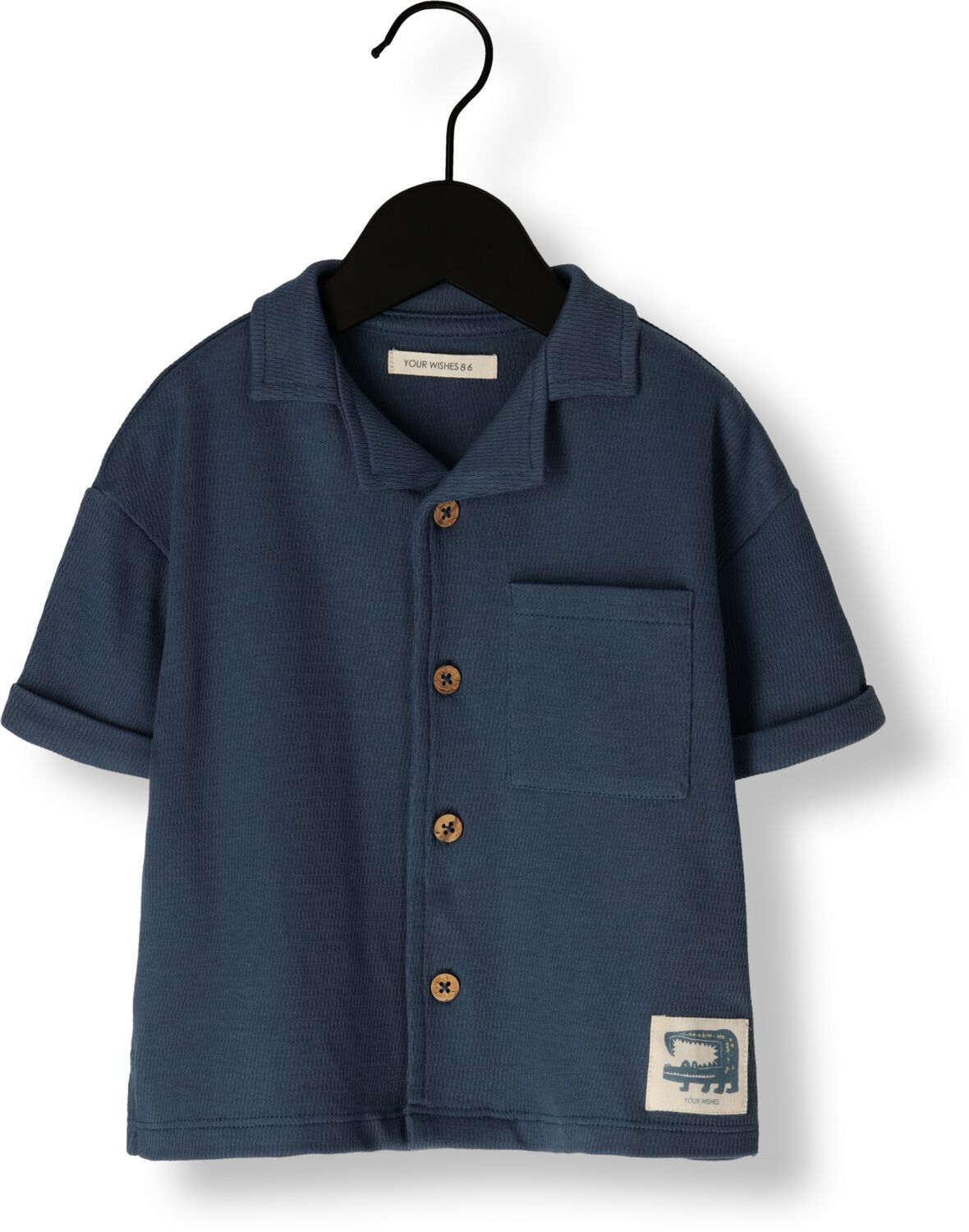YOUR WISHES Jongens Polo's & T-shirts Stagger Loose Shirt Donkerblauw