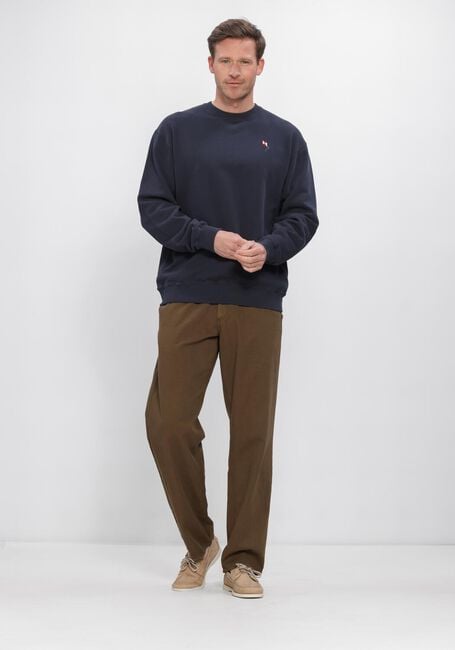 Donkerblauwe FOR&Eacute;T Sweater KITE SWEATSHIRT - large