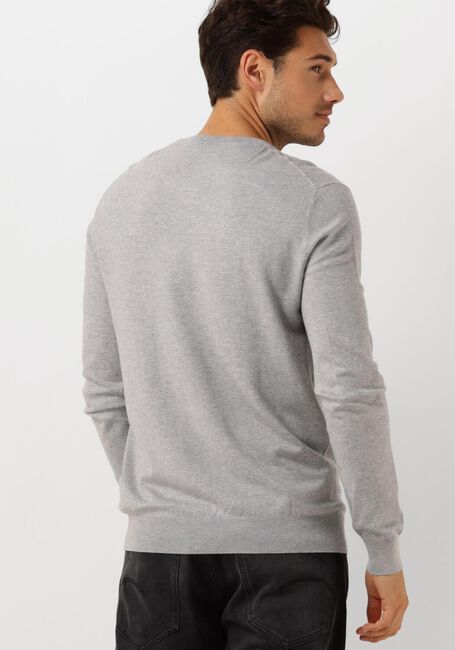 Grijze SCOTCH & SODA Trui VISCOSE PULLOVER CREWNECK - large