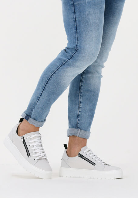 Witte ANTONY MORATO Lage sneakers MMFW01451 ZIPPER LACE UP - large