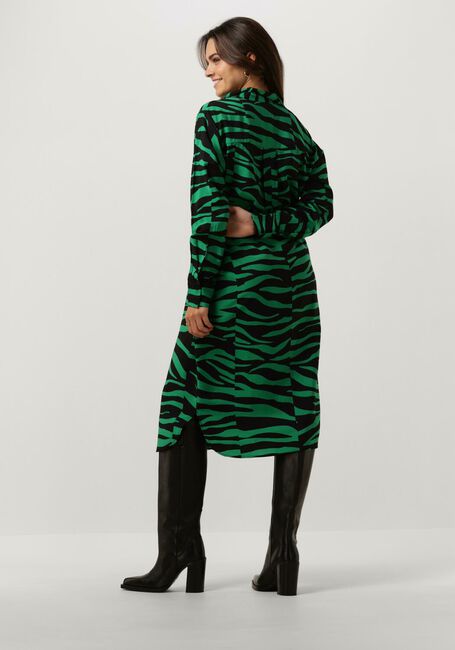 Groene OBJECT Midi jurk OBJCIRA L/S SHIRT DRESS 129 - large