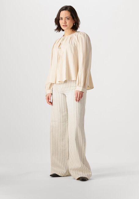 Ecru CO'COUTURE Blouses VIVA PLEAT BLOUSE - large