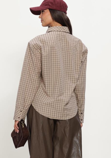 Beige NOTRE-V Blouses NV-ISABE CHECK - large