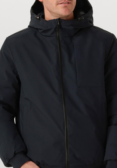 Donkerblauwe AIRFORCE Jack HOODED REVERSIBLE JACKET - large