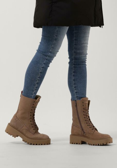 Taupe HABOOB Enkellaarsjes P7337 - large