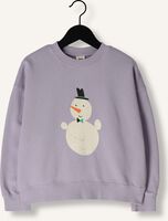 Paarse Jelly Mallow Sweater SNOWMAN SWEATSHIRT - medium
