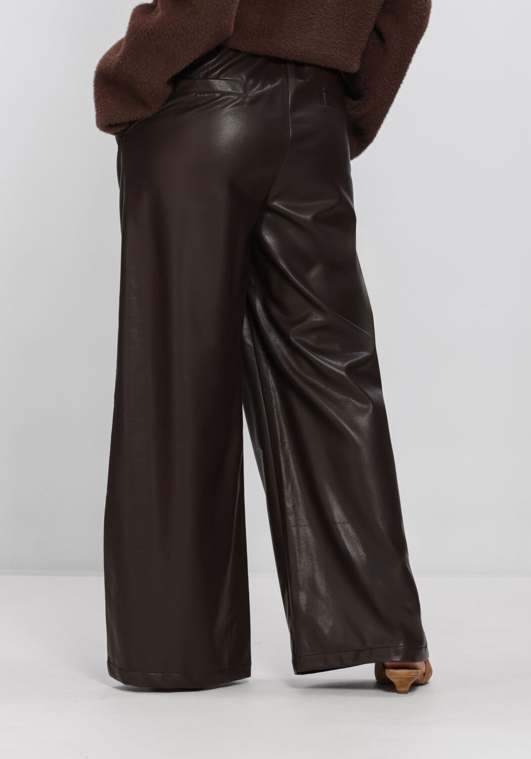 Bruine AMAYA AMSTERDAM Wijde broek POISE PANTS - large