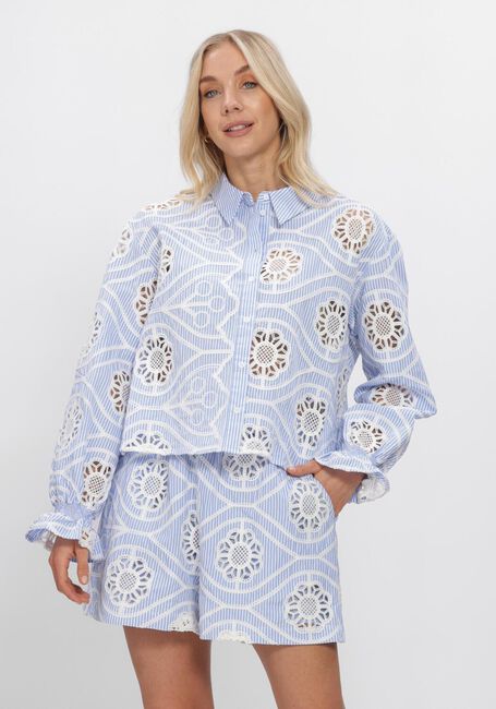 Blauwe AMAYA AMSTERDAM Blouses TARA BLOUSE - large