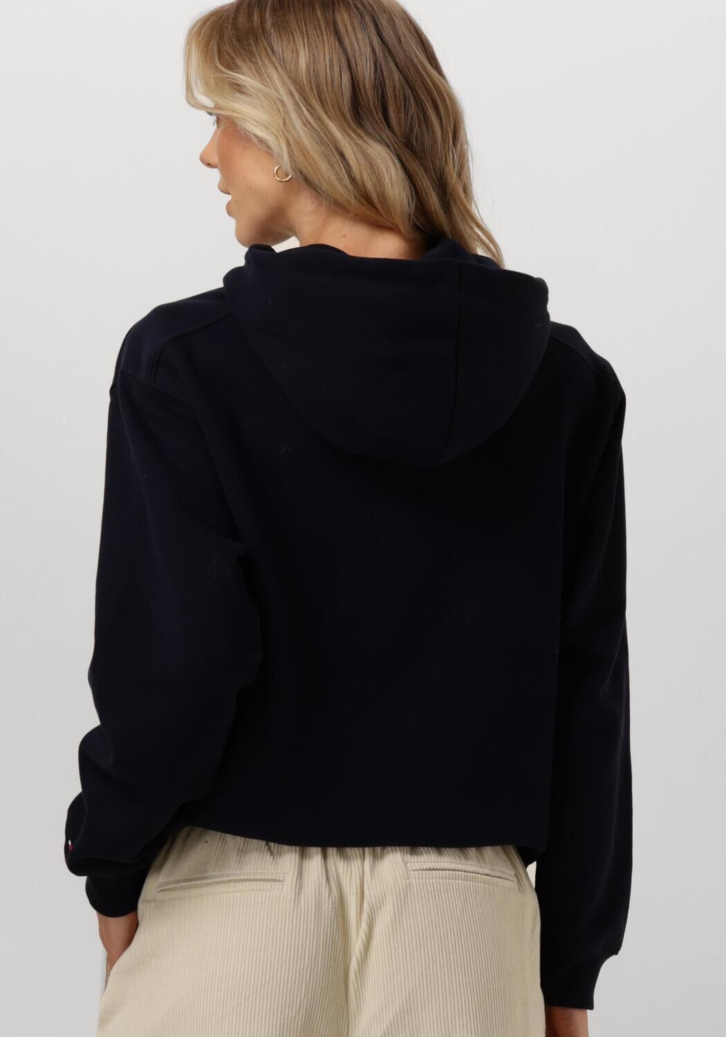 TOMMY HILFIGER Dames Truien & Vesten Mdrn Reg Varsity Crest Hoodie Donkerblauw