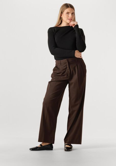 Zwarte SELECTED WOMEN Top SLFTENNY LS DRAPED TOP - large